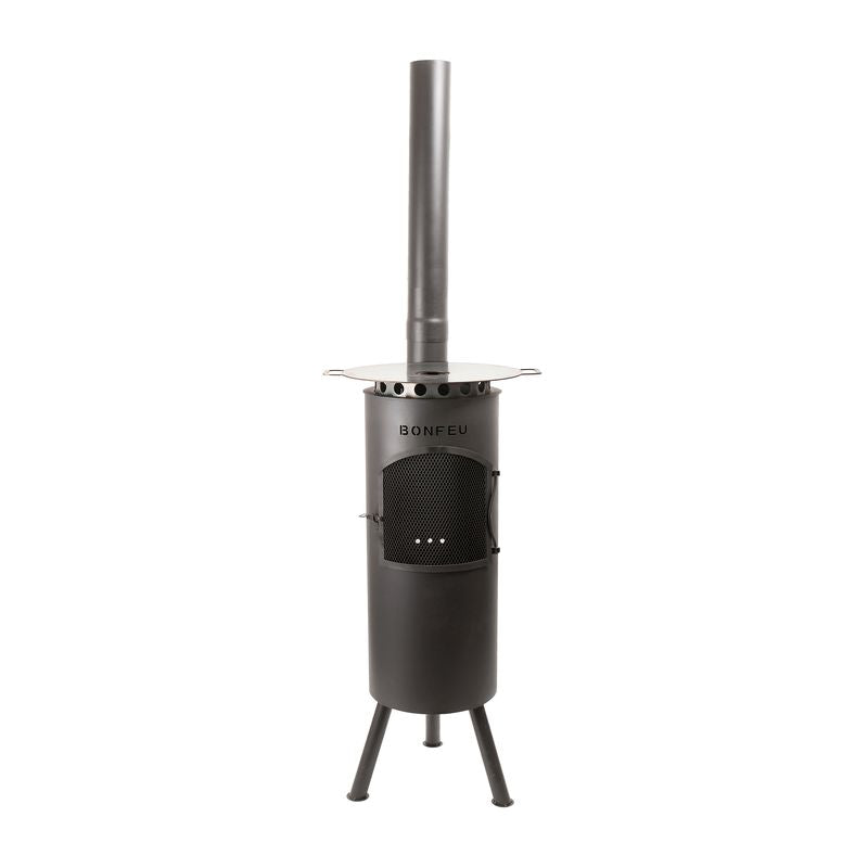 BonFeu, BonGiano LP, Outdoor Fireplace, Black