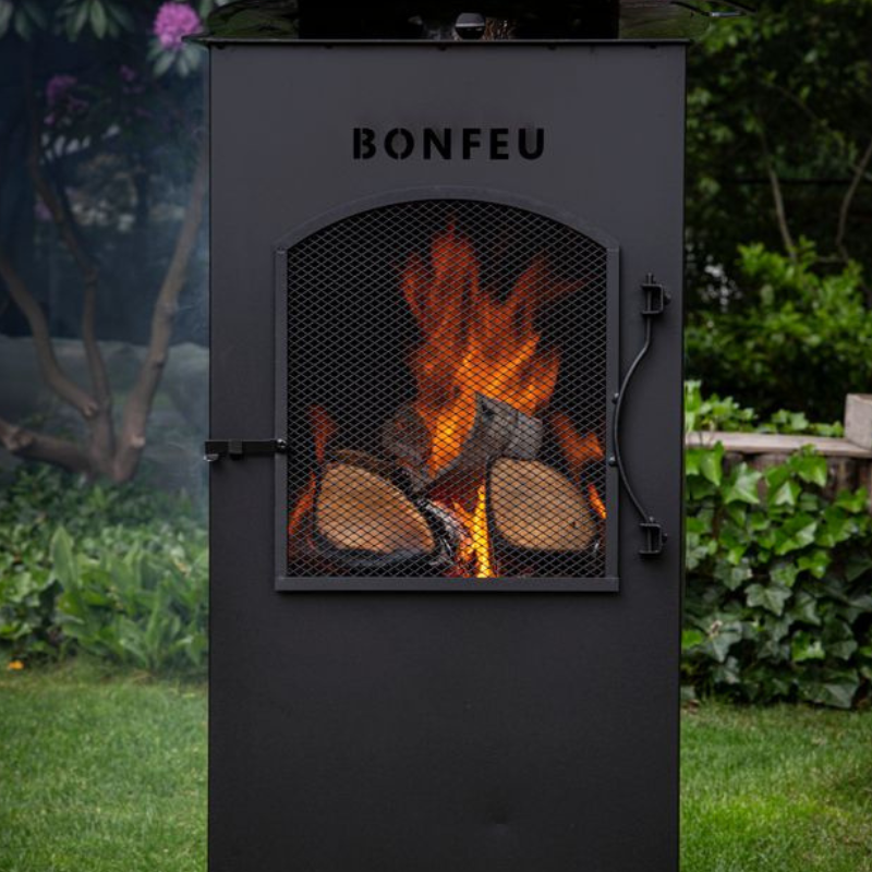 BonFeu, BonCarre, Outdoor Fireplace, Black