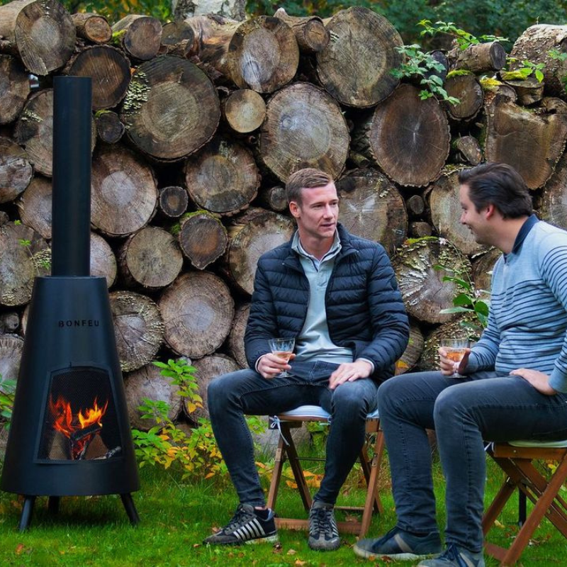 BonFeu, BonPyra, Outdoor Fireplace, Black