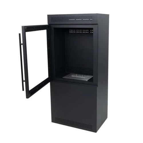 Jackson Bioethanol Stove – Square Black Indoor Fireplace