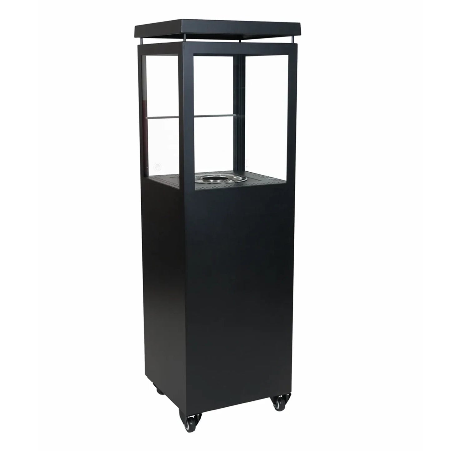 Muztag Premium Fire Paris – Black Bioethanol Fireplace