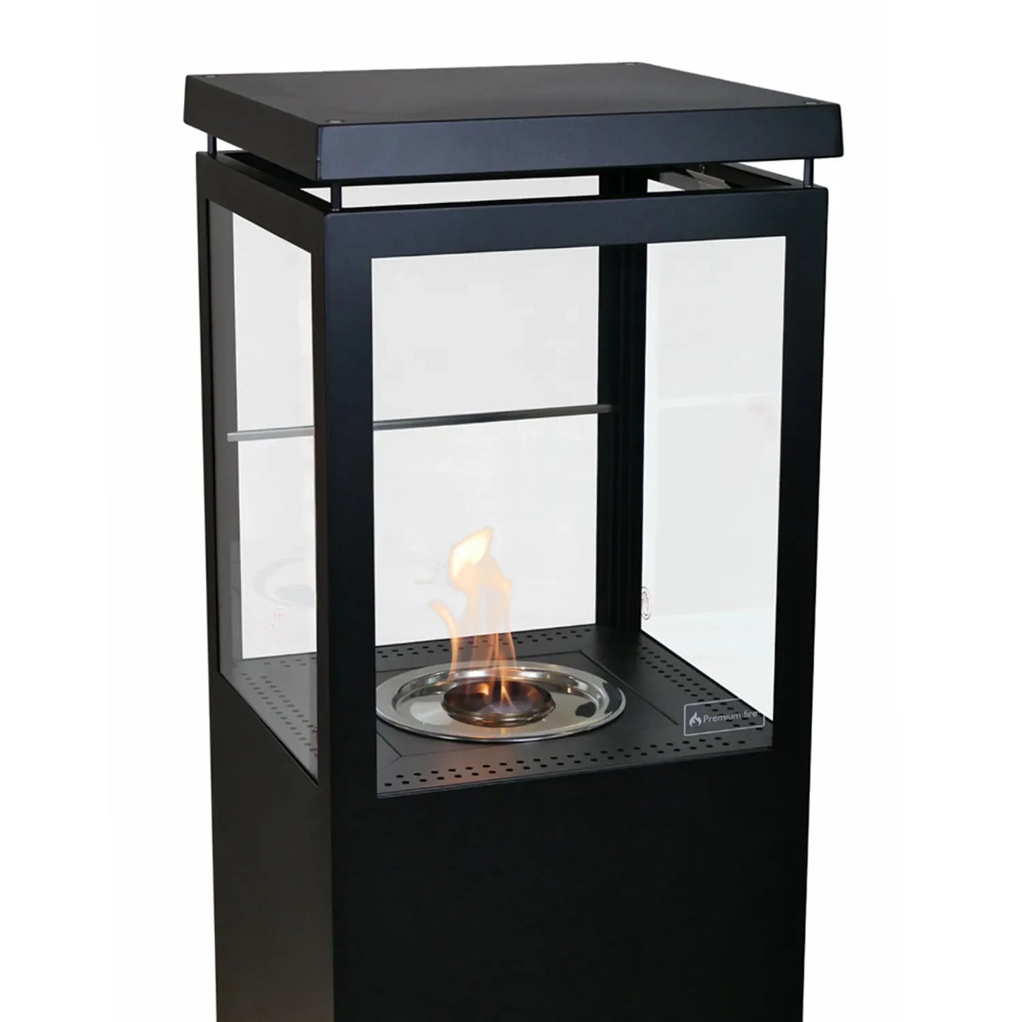 Muztag Premium Fire Paris – Black Bioethanol Fireplace