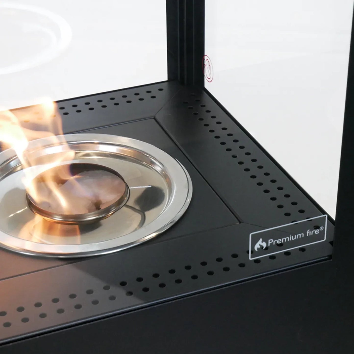 Muztag Premium Fire Paris – Black Bioethanol Fireplace