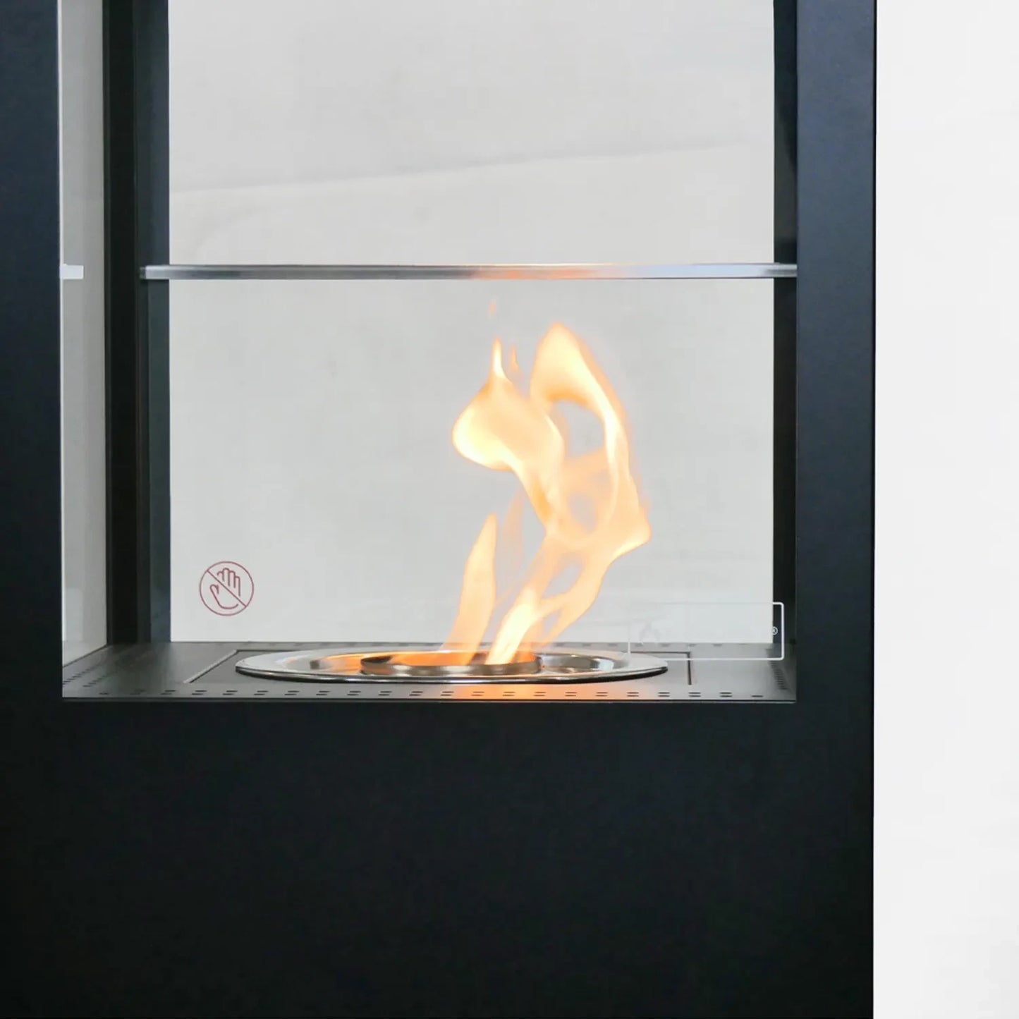 Muztag Premium Fire Paris – Black Bioethanol Fireplace