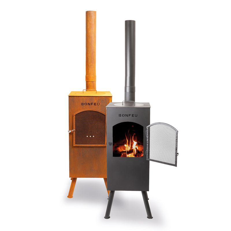 BonFeu, BonCarre, Outdoor Fireplace, Rust