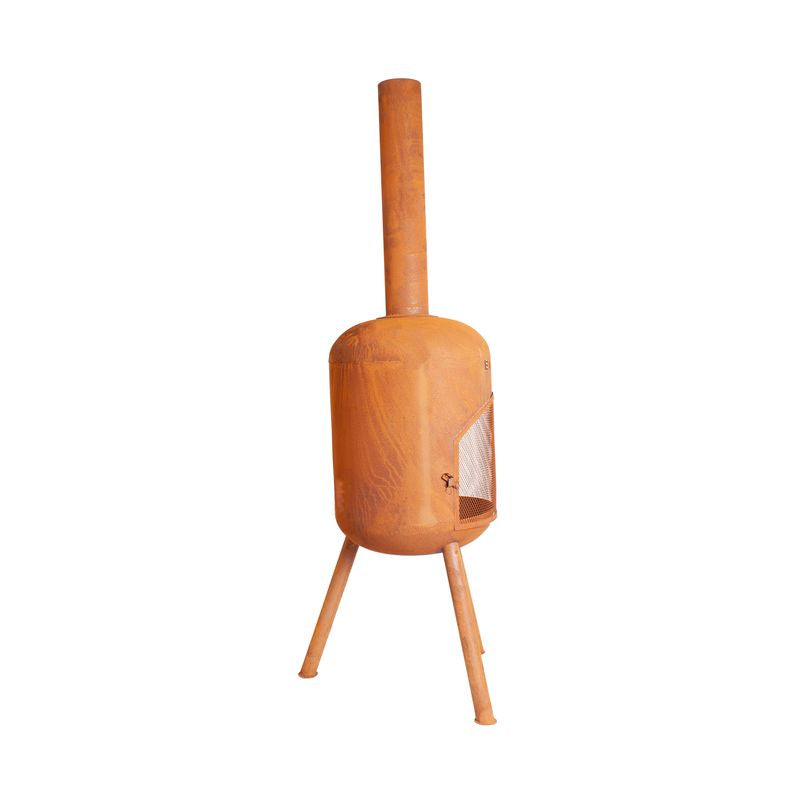 BonFeu, BonBono, Outdoor Fireplace and Grill, Rust