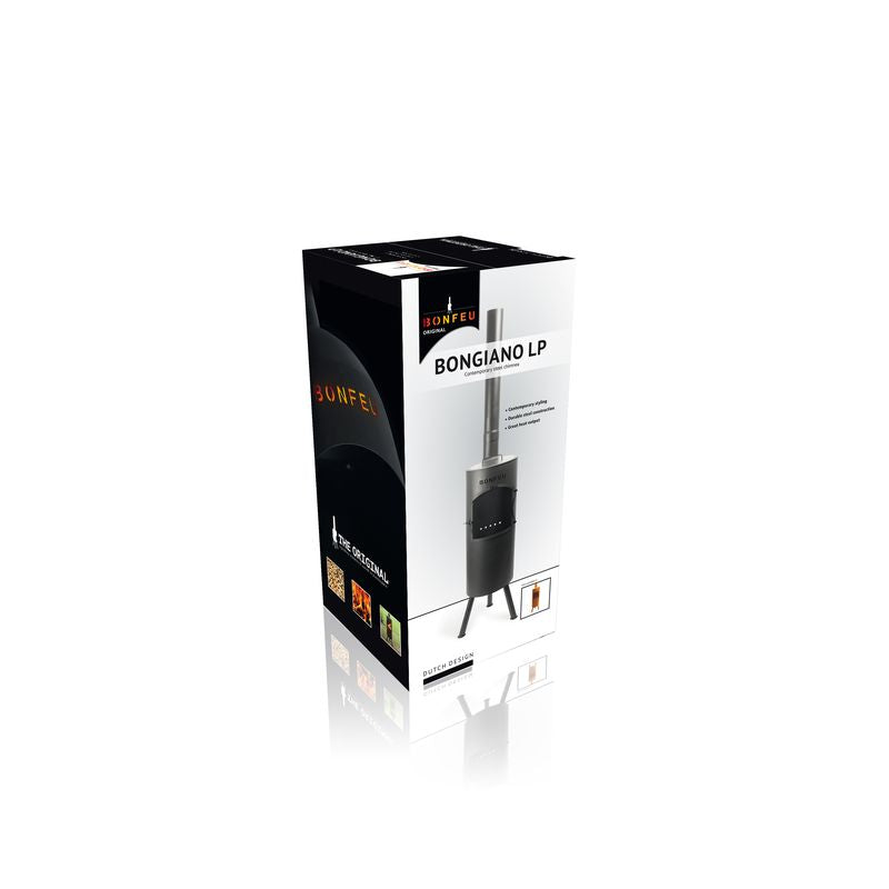 BonFeu, BonGiano LP, Outdoor Fireplace, Black