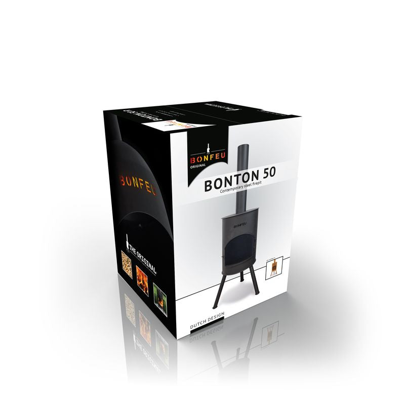 BonFeu, BonTon 50, Outdoor Fireplace, Black