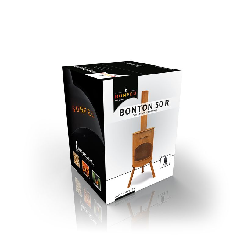 BonFeu, BonTon 50, Outdoor Fireplace, Rust