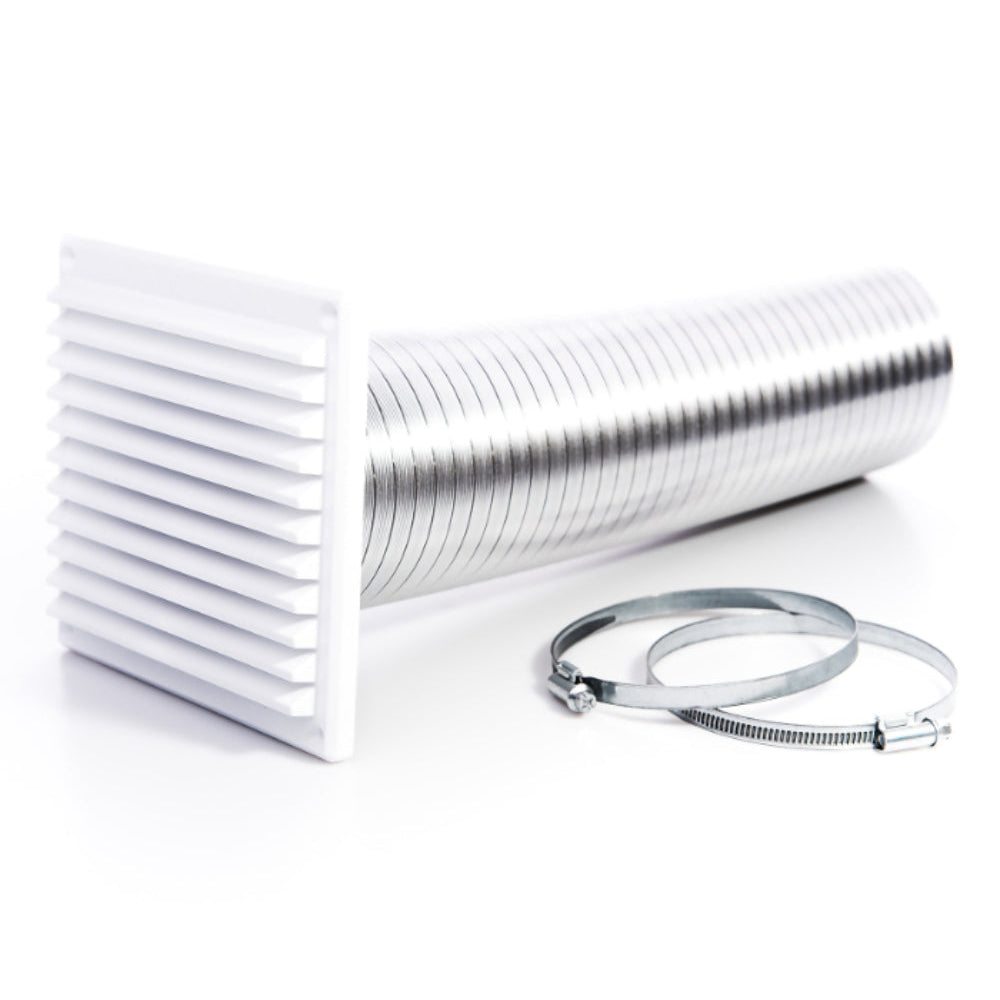 Rytons 4 Inch Direct Ventilation Kit with 6 x 6 Louvre Grille
