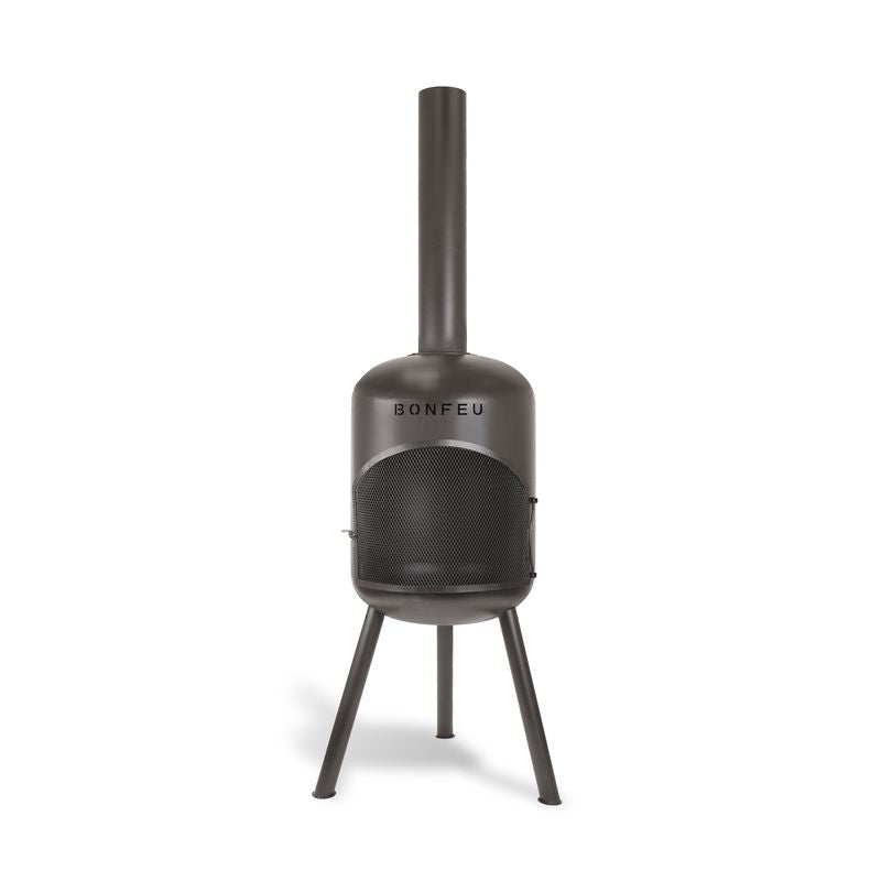 Bonfeu, BonBono, Outdoor Fireplace and Grill, Black