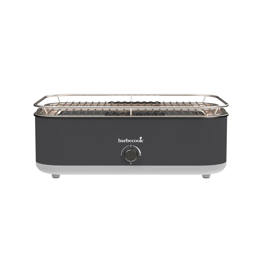 E-Carlo Barbecook Midnight Grey Electric BBQ – Compact Balcony Grill