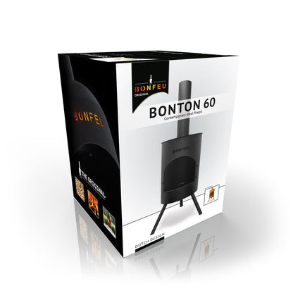 BonFeu, BonTon 60, Outdoor Fireplace, Black
