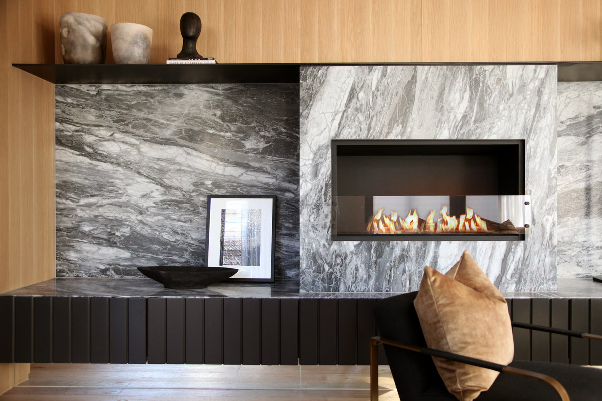 EcoSmart Fire Flex 42SS Wide Single Sided Bioethanol Fireplace Insert