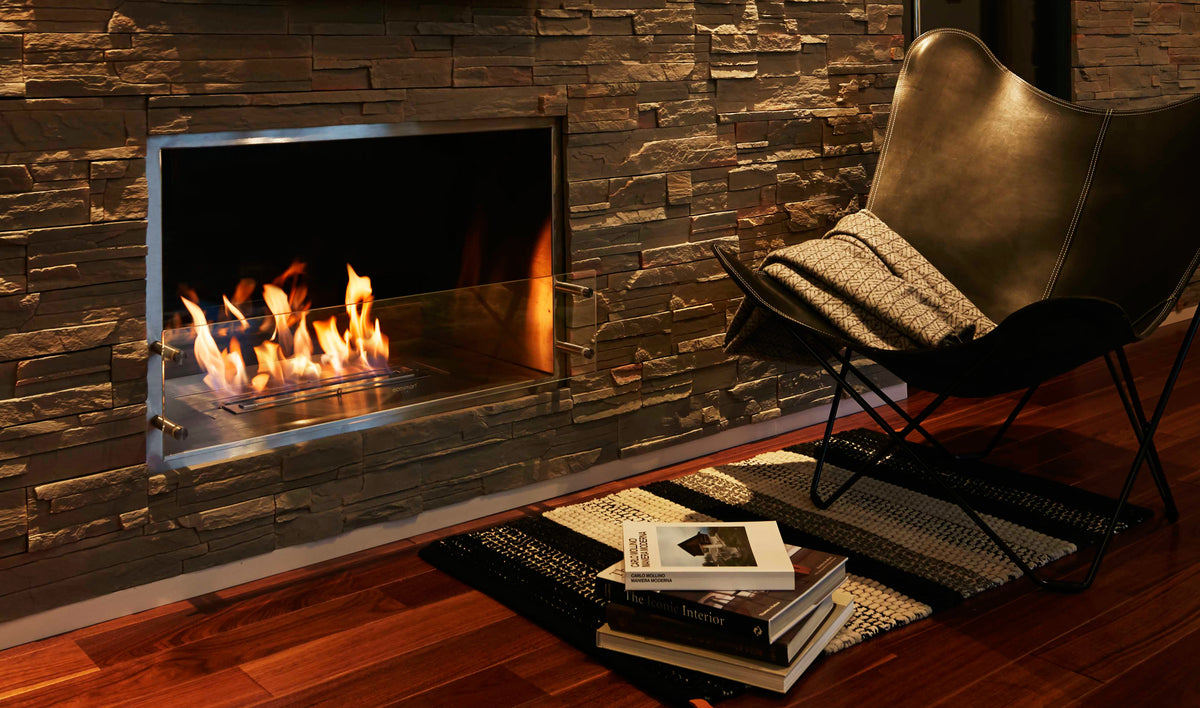 EcoSmart Fire Flex 42SS Wide Single Sided Bioethanol Fireplace Insert