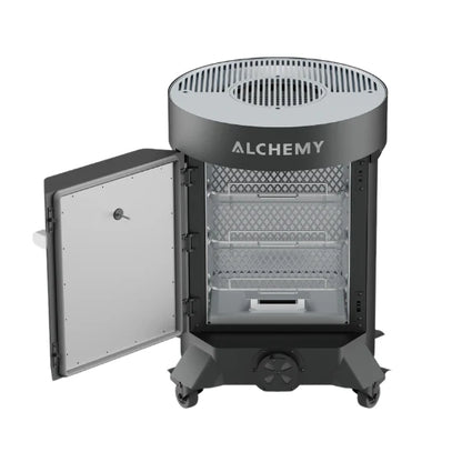 Alchemy 24″ Smoker Grill & Plancha 3‑in‑1 – Live‑Fire Outdoor Cooker