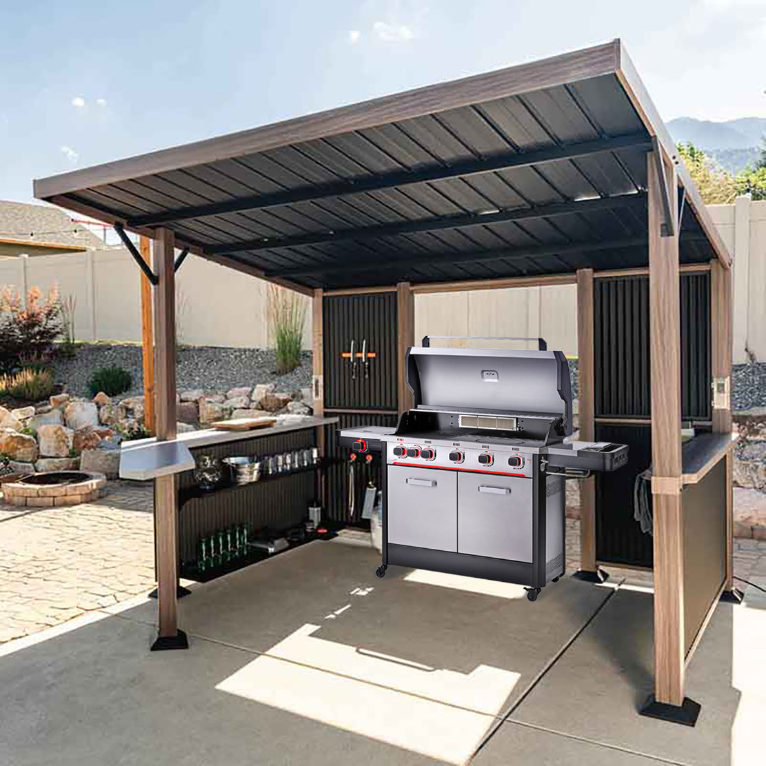 BBQ Shack – Outdoor Garden Shelter for Barbecues and Entertaining