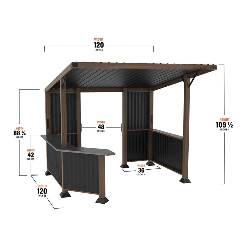 BBQ Shack – Outdoor Garden Shelter for Barbecues and Entertaining