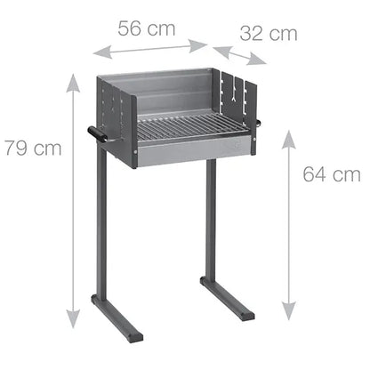Martinsen Box BBQ 7000 Danish Charcoal BBQ with Adjustable Grill