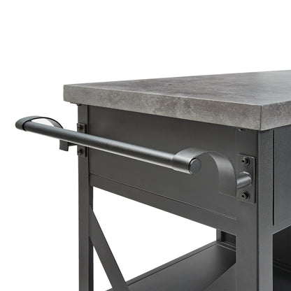 Trolley XL Outdoor Serving and Prep Station with Drawers and Large Workspace