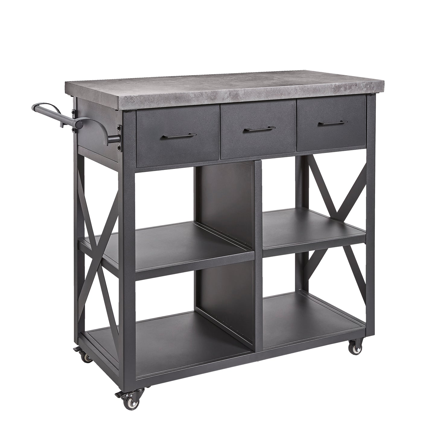 Trolley XL Outdoor Serving and Prep Station with Drawers and Large Workspace