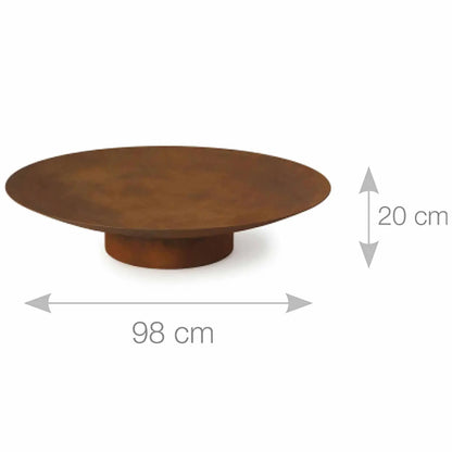Martinsen 9500 Fire Pit 98 cm Corten Steel Garden Fire Pit