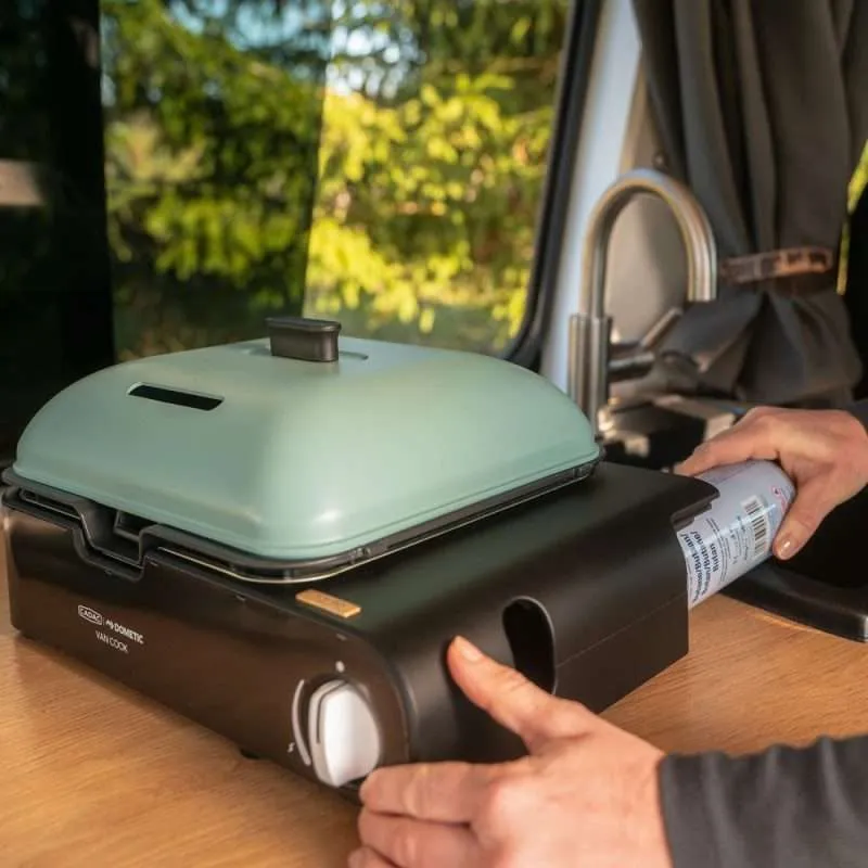 Cadac Van Cook Pro FFD Deluxe Portable Gas Stove for Campervans with Grill Plates