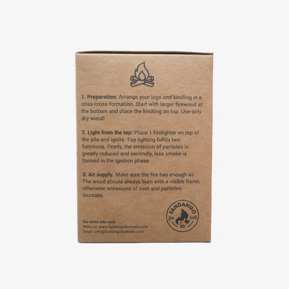Kindling Cracker Natural Firelighters 4-Pack – Eco-Friendly Fire Starters