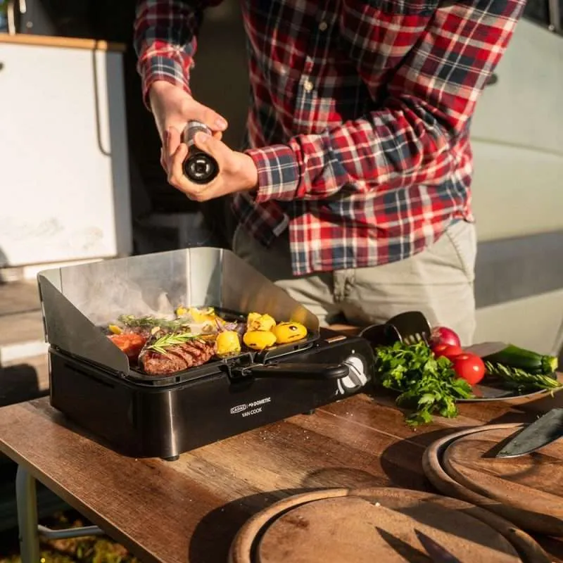 Cadac Van Cook Pro FFD Deluxe Portable Gas Stove for Campervans with Grill Plates