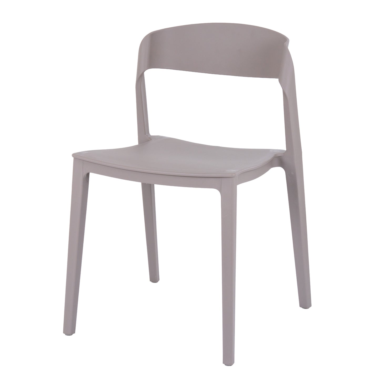 Zen Stone Dining Chair | Modern Indoor & Outdoor Plastic Garden Chair
