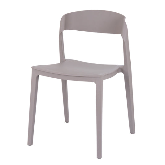 Zen Stone Dining Chair | Modern Indoor & Outdoor Plastic Garden Chair