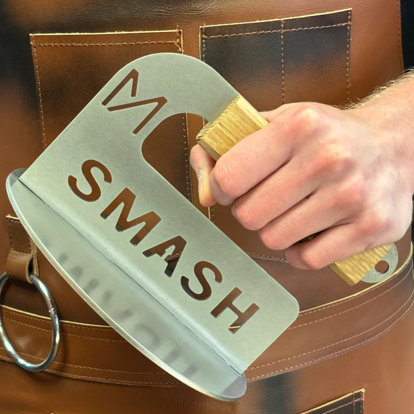 Burger Press by METARTAL | Handmade Stainless Steel Smash Burger Tool