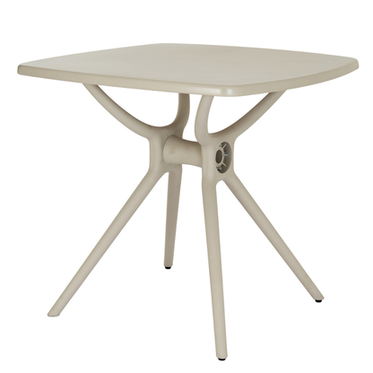 Alto Putty Grey Outdoor Dining Table | Weather Resistant Garden Table for 4