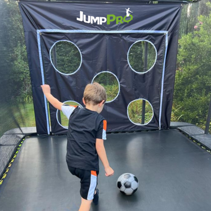 JumpPRO Trampoline Goal (Medium) - The Only Trampoline Football Goal in the World!