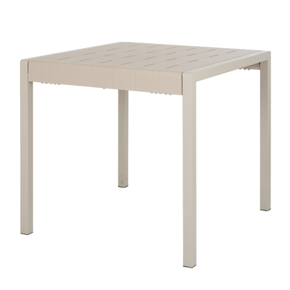 Cube Putty Grey Outdoor Dining Table | Weather Resistant Garden Table
