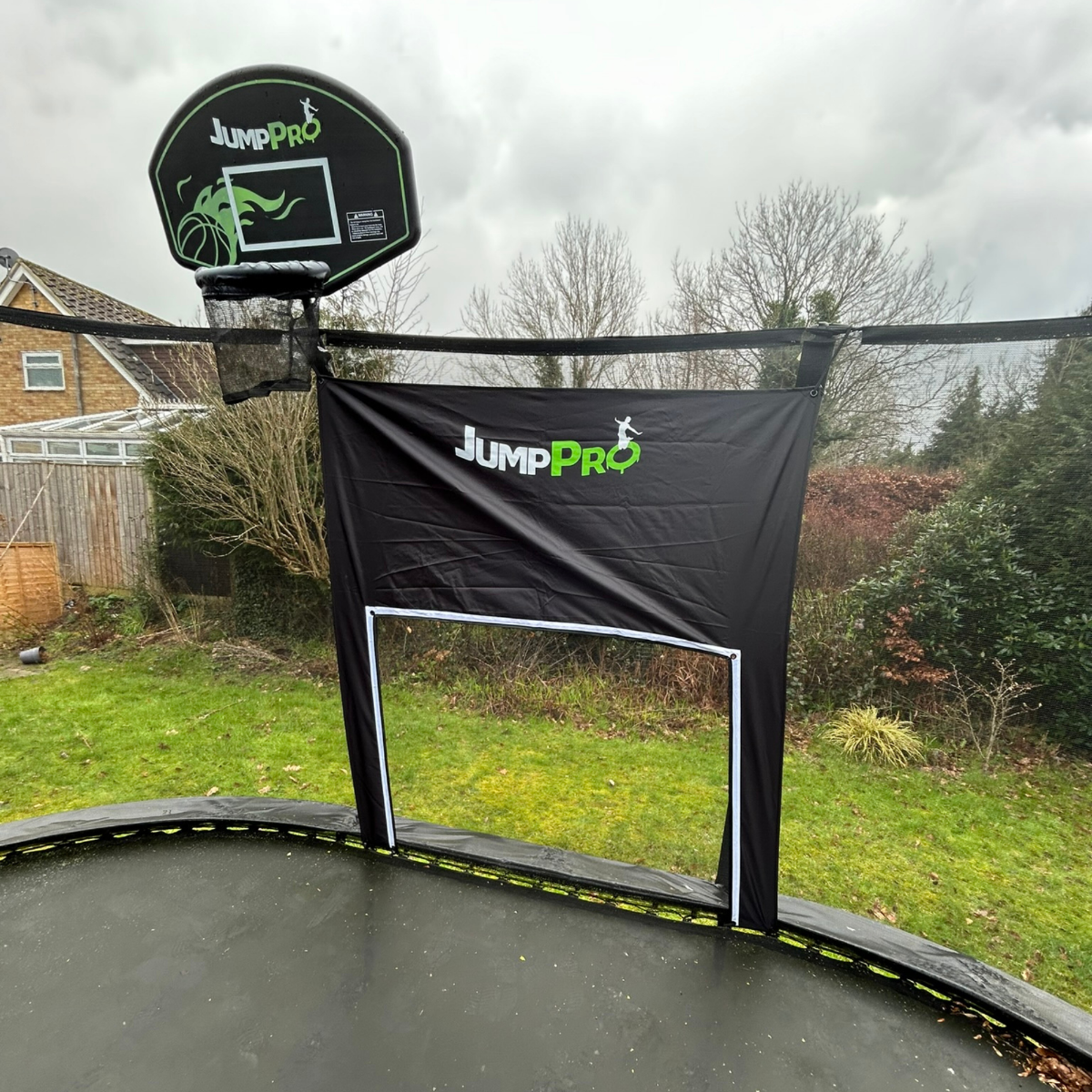 JumpPRO™ Bounce n Score Large Trampoline Football Goal & Target