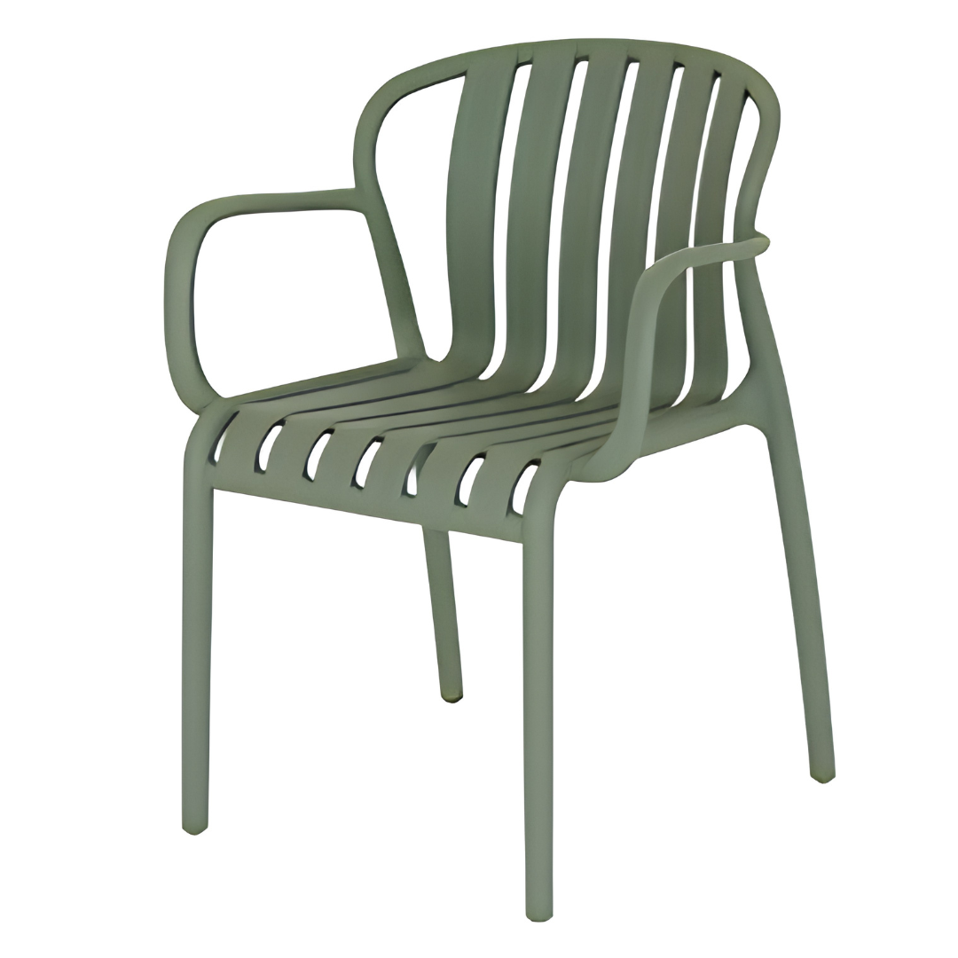 Axis French Grey Outdoor Carver Chair | Weather Resistant Garden Dining Chair
