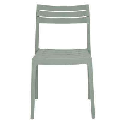 Aura French Grey Outdoor Dining Chair | Weather Resistant Garden & Patio Seating