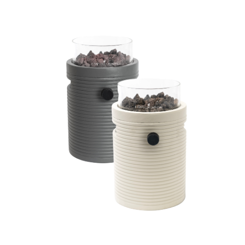 Happy Cocooning, Lumi Groove, Gas Tabletop Burner  Composite - Oyster beige