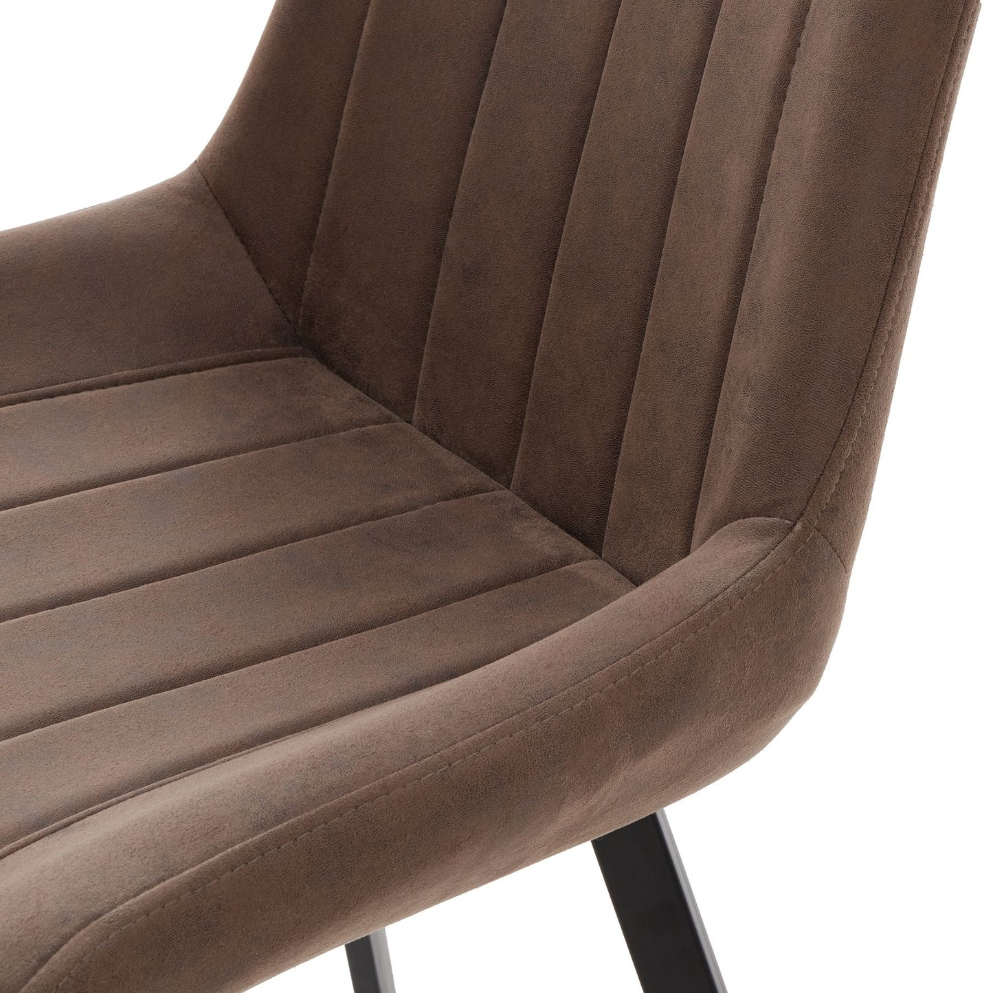 Malmo Coffee Dining Chair – Sleek Faux Leather Dining & Lounge Seating