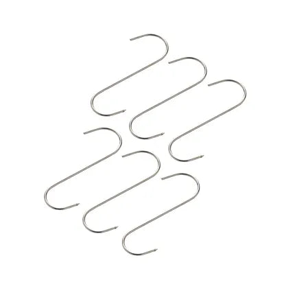 Barbecook Pedro Smoking Hooks Set of 6 Stainless Steel BBQ Hooks