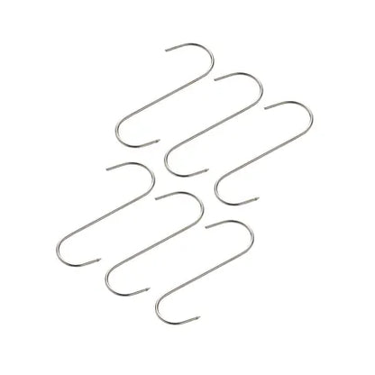 Barbecook Pedro Smoking Hooks Set of 6 Stainless Steel BBQ Hooks