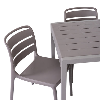 Sol Stone Indoor & Outdoor Dining Table | Spacious Modern Garden & Patio Table