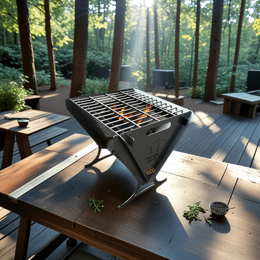 Jolly Little Grill | Portable Stainless Steel BBQ by METARTAL