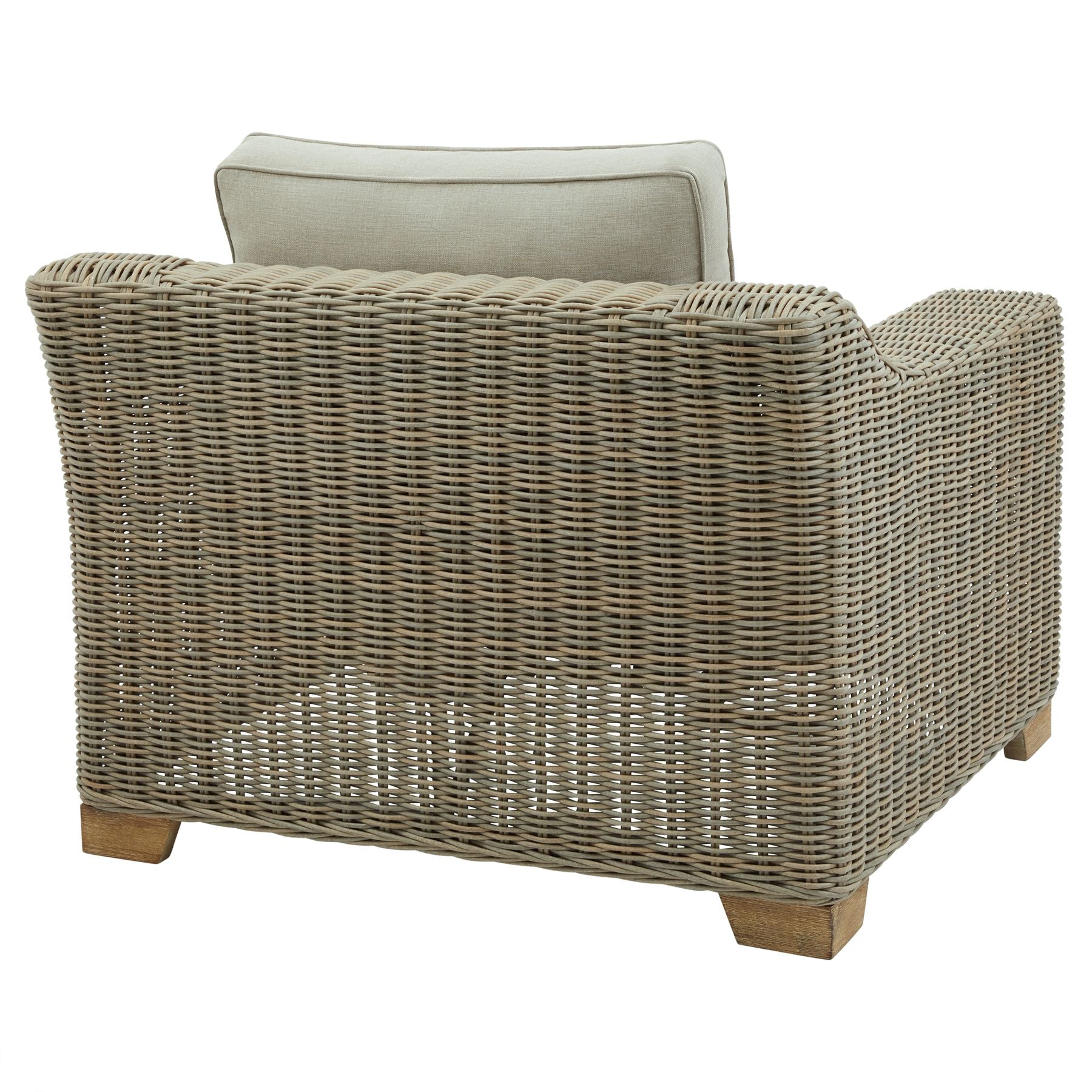 Capri Collection Outdoor Armchair – HDPE Wicker & Olefin Comfort