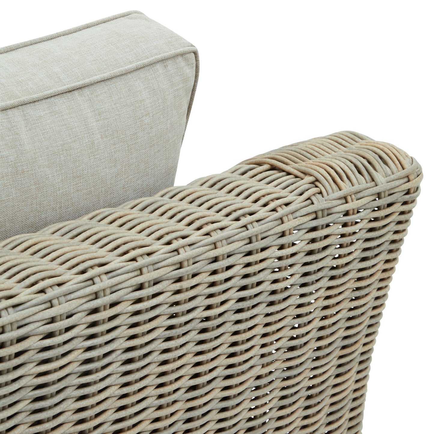 Capri Collection Outdoor Armchair – HDPE Wicker & Olefin Comfort