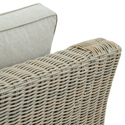 Capri Collection Outdoor Armchair – HDPE Wicker & Olefin Comfort