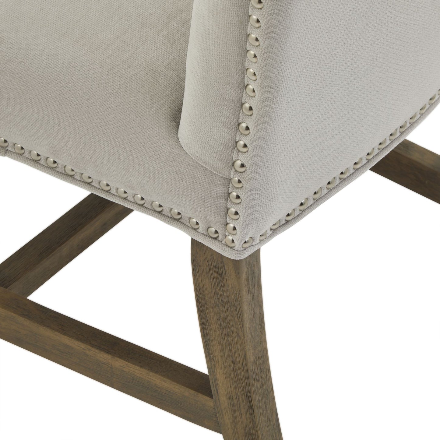 Cobham Grey Dining Chair | Weathered Oak & Upholstered Dining Seat