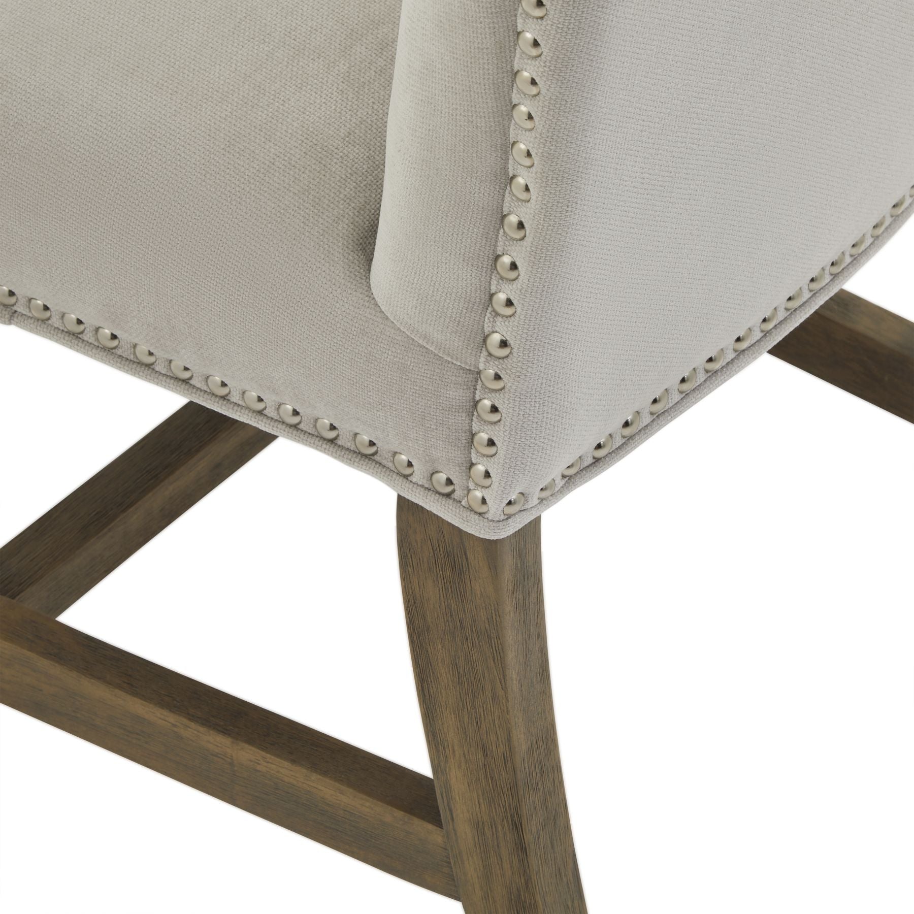 Cobham Grey Dining Chair | Weathered Oak & Upholstered Dining Seat