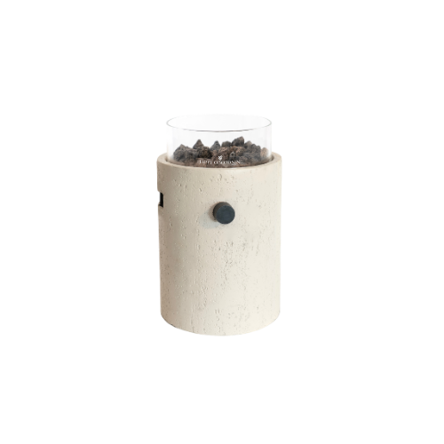 Happy Cocooning, Lumi Stone, Gas Table Burner - Travertine